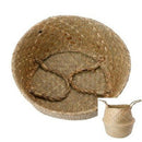 Seagrass Belly Basket Storage Plant Pot Foldabl Nursery Laundry Bag Room DecorJR