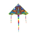 1PC 80cm Eagle Printed Long Tail Kite Children Kids Outdoor Garden Fun Toys J3