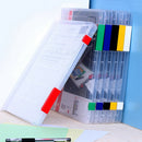 A4 file storage box transparent box office supplies durable desk storage box