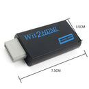 3.5mm Audio Output Jack Wii to HDMI Wii2HDMI Full HD FHD 1080P Converter Ad