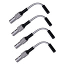4 Pack Replacement V Brake Noodles Cable Guide Bend Tube Pipes Housing +