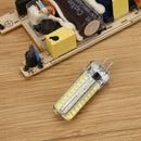 G4 LED Lamp AC 220V 5W 72 SMD2835 Warm White 360 Degree Silicone LED Light
