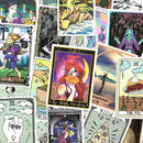 50x Tarot Card Stickers Skateboard Laptop Luggage Guitar Motorcycle DecalsJR