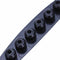 1 Pcs Electric Guitar Bridge String Thru Body Ferrules Bushing Plate - Blac