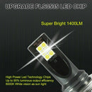 2X H1 LED Headlight Kit 200W High or Low Beam Bulbs 6000K 20000LM Super Bright