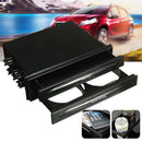 Universal Car Double Din Radio Pocket Installation Dash Storage Box Cup Holde FT