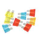 1 Set Of 2 Relays & Fuse Box Holder & 8 Blade Fuse Kits For Car Boat Truck