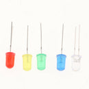 500PCS 5mm LED Red Yellow Green Blue White Round LED Diode 5 Mixed Color+Box