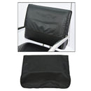 Salon Hairdressing Barber Chair Back Cover Hair Plastic PVC Waterproof Black