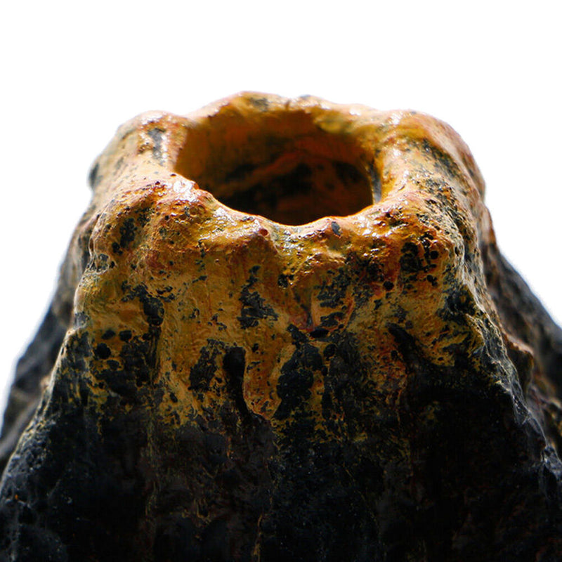 Aquarium Volcano Shape&Air Bubble Stone Oxygen Pump Fish Tank Ornament Decor MOA