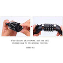 Bicycle Chain Lock With 5-Digit Resettable Number And Mounting Bracket