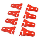 Red Car Door Hinge Cover Protector Trim Exterior Decor For Jeep Wrangler JL