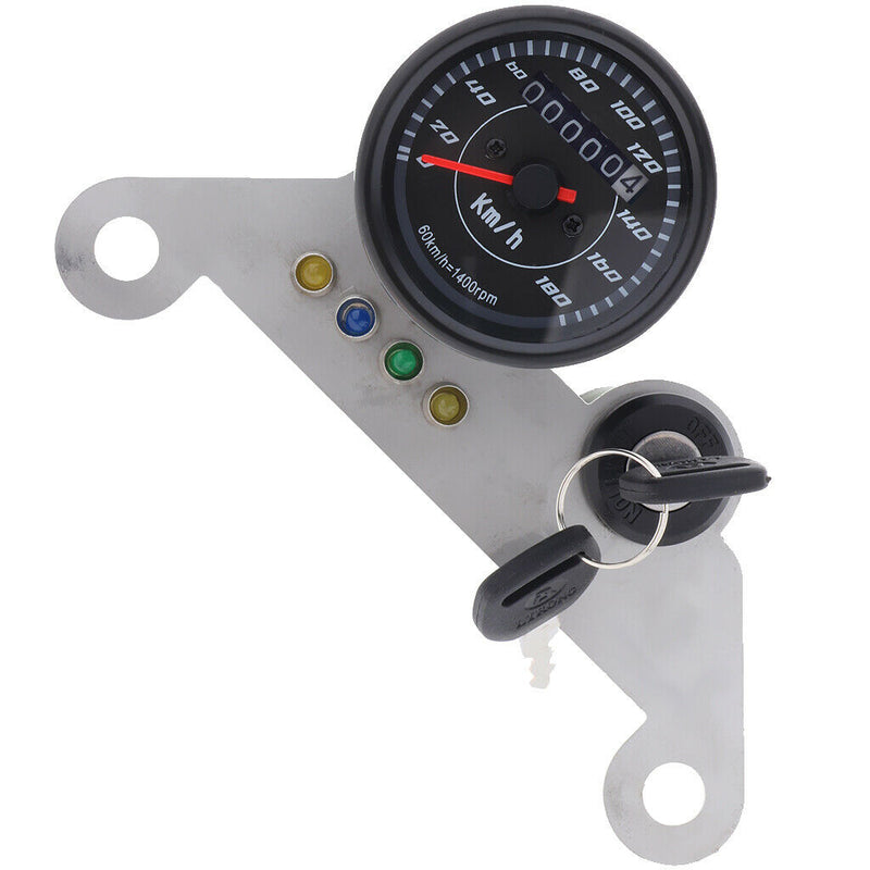 Motorcycles Modified Instrument LED Dual Odometer Speedometer(0-180 km/h)