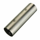 1 Pcs 3 pin XLR Plug Coupler Male Gender Changer Audio Microphone DJ Adapte T3Z9