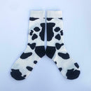 Cow texture cotton tube stockings Japanese wind cute socks cotton J7U1