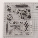 2X Clear TPR Rubber Stamp Cling Seal Scrapbooking Diary Card DIY Decor OVB