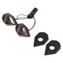 2pcs 12V  LED Arrow Indicator Turn Signal Light for Motorcyle Yellow Blue Li BX