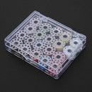 20pcs Cotton Colorful Sewing Thread+20 Grid Stainless Steel Machine Bobbins