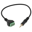3.5mm 3 Pin 3 Pin Screw Terminal Pin Cable