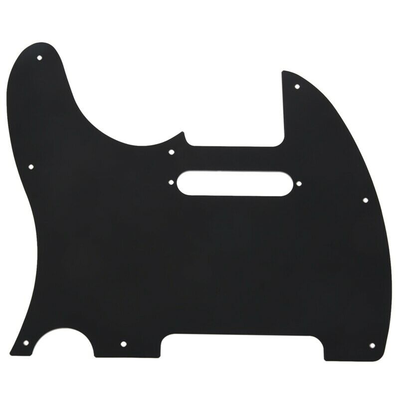 Black 3 PLY Electric Guitar Pickguard For Tele Style Electric Guitar
