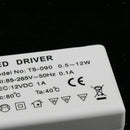 Waterproof 12W 12V ABS Plastic LED Driver Light Adapter Supply