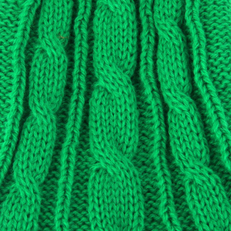 Small Pet Dog Sweater Warm Clothes Crochet Coat For Chihuahua Green 4#