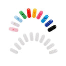 20pcs Plastic Pacifier Clips Holder - T Clip Style Dummy Clip Bib Suspender