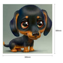 5D DIY Full Drill Diamond Painting Cartoon Dog Cross Stitch Embroidery (2)