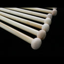 18 Sizes 36cm Single Pointed Bamboo Knitting Needles Set Kit (2.0mm - 10.0m