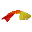 1.8m Hand Made Colorful Belly Dance Dancing Silk Bamboo Long Fans Veils Q4V4