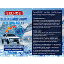 Car Agent Glass Spray Melting Snow Ice Anti-Icing Defrosting Spray (100ml) A