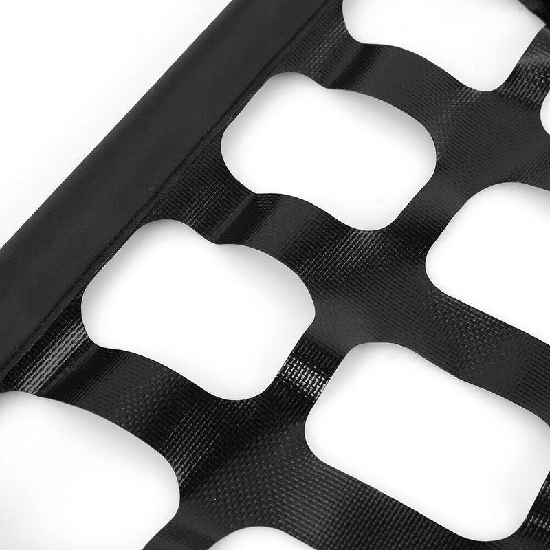 48x15 inch Universal Tailgate Net for Compact Mid Size Pickup Truck (Black) A