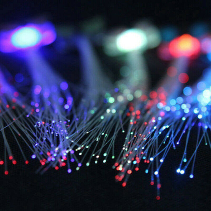 5PCS LED Shining Glow Hair Braid Flash Fiber Hairpin Clip Luminous Headba%!