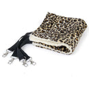 Hammock Bed Swing Cage Mat for Cat (S 35cm * 35cm, Leopard)