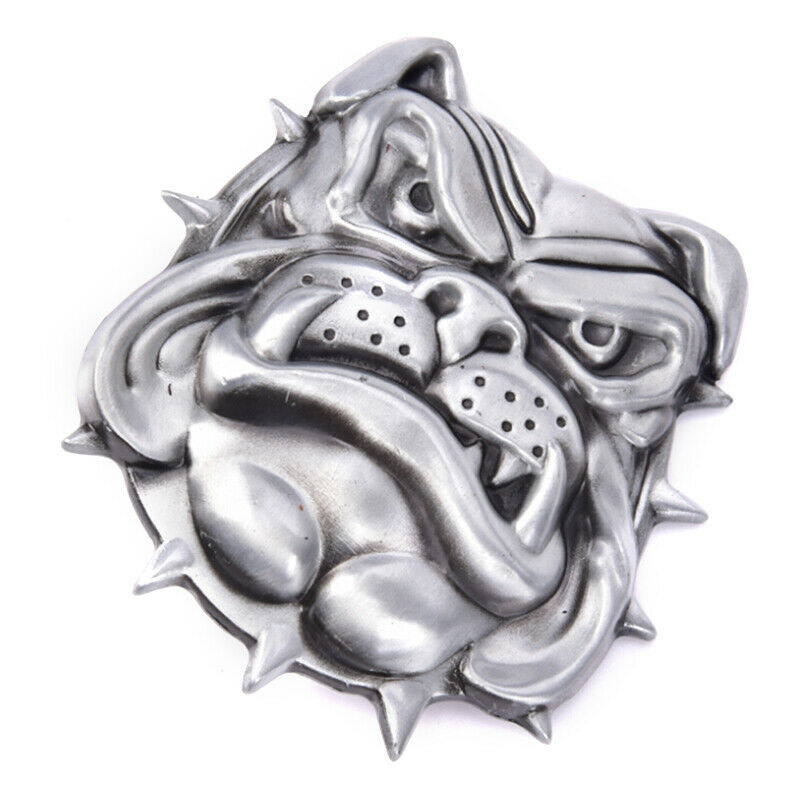 Mens British Bulldog Metal Alloy Belt Buckles Cowboys Punk Fashion Buckle Kw