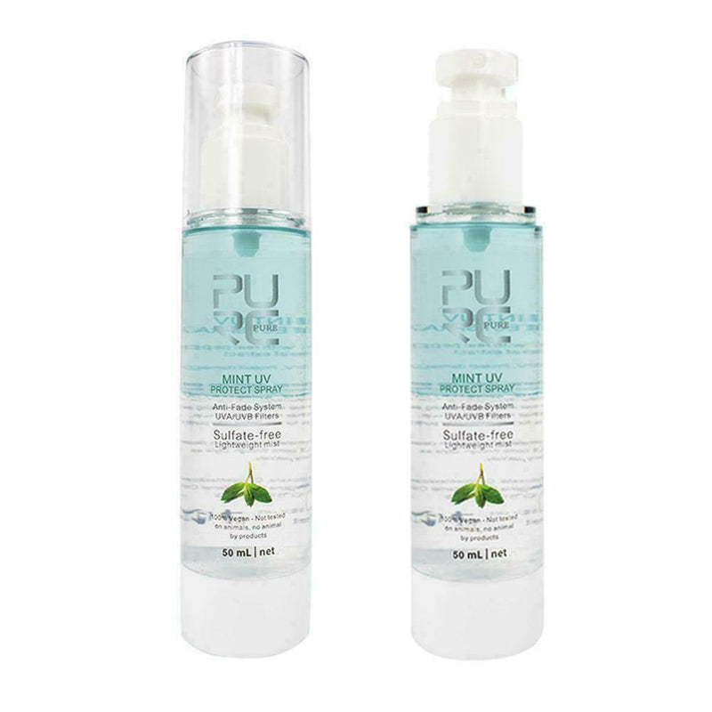 Mint UV Protect Spray Against UV Protect Damaged Frizzy Replenishes and I6B6