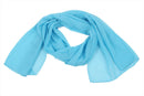 Women's Large Long Fashion Neck Head Scarf Light blue