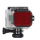 Underwater Sea Diving Snap on Red Lens Filter for Hero 3+4 Housing Box M&E