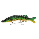 5 "/ 12.5 cm 20 g Realistic multi-Articule hard Fishing Lure 9 segement Pik Y6Z8