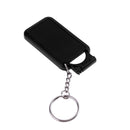 Mini Universal TV Remote Control Keychain 7 Keys With Keychain Black Controller