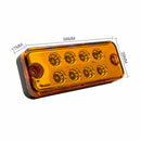 6 Pcs LED Car Side Marker Indicator Light 10-30V For Trailer Truck Lorry
