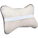 Upscale Four Seasons General leather car headrest neck pillow headrest