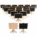 24 sets Mini blackboard Message and Number of position table Place Sign Tab S8B1