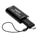 USB 2.0 Audio Video Capture Card HDMI 1080P Acquisition (+USB 3.1 Adapter) A
