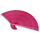 Bamboo Fan Patterned Dragonfly Ajoure Pocket Fan Gift Decoration (D)