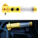 Auto LED Torch Flashlight Emergency Safety Hammer Belt Cutter Escape To CPM