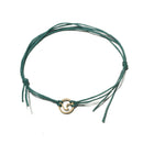 Beach Blue Green Rope Wave Pendant Anklets For Women Wave Surfer Layered An