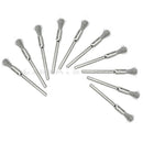 10pcs Stainless Steel Pencil Wire Wheel Cup Brushes Kit Polishing Rotary Tool