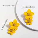 Drop Earrings for Women Double Layers Statement Hanging Dangling Fashion Je Y1Y7