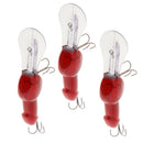 3x Plastic Minnow Fishing Lures Bass Crankbait Deep-diver Lure Plug 14cm/27g